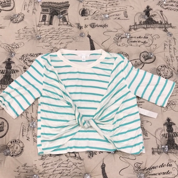 Abound Twist Front Stripe Tee - Picture 4 of 5